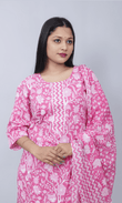 Petal Touch Floral Suit with Dupatta