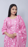 Petal Touch Floral Suit with Dupatta