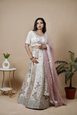 White & Off White Lehenga