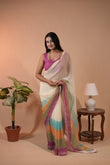 Elegant Yellow Fendi Saree for Women