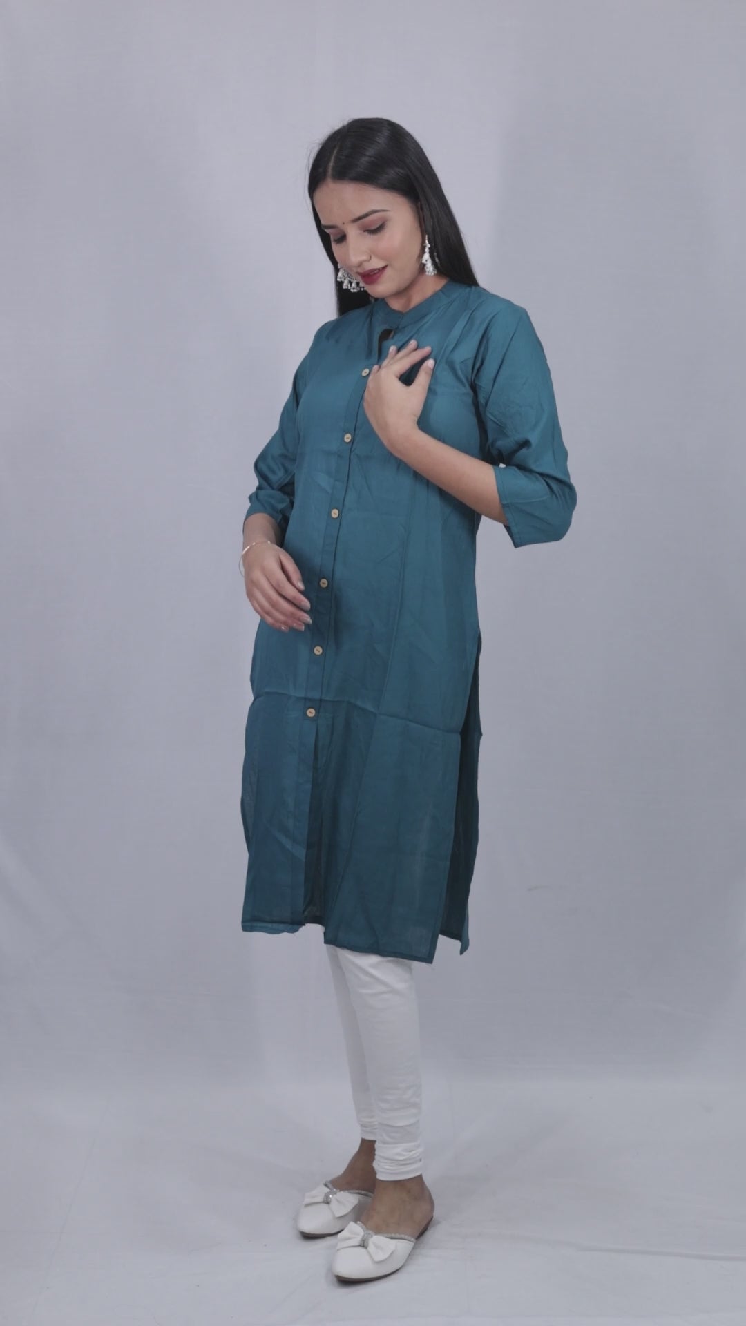 Rayon Plain Kurti