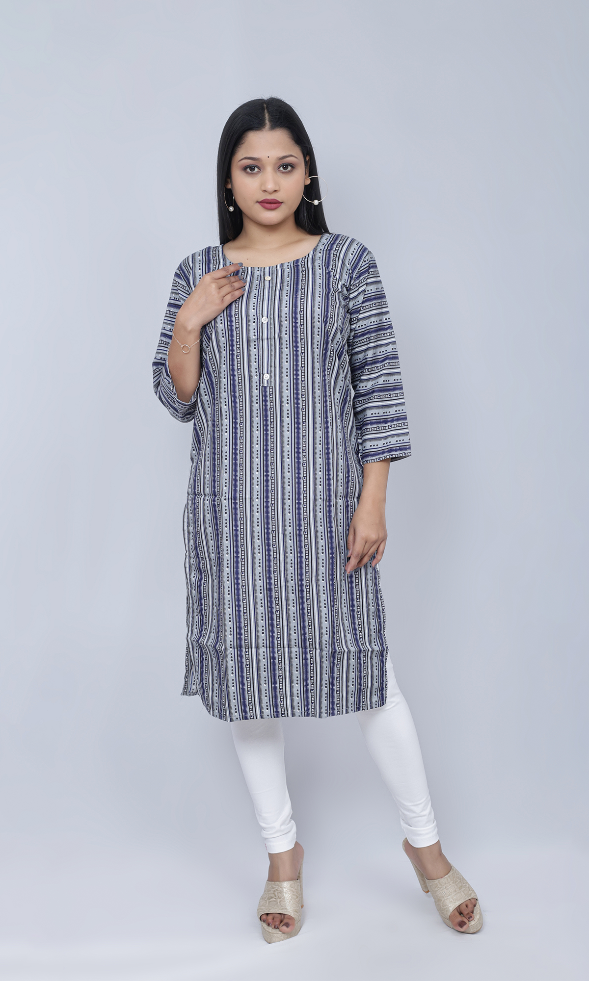 Cotton Plain Kurti