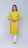 Plain Cotton  Kurti