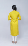 Plain Cotton  Kurti
