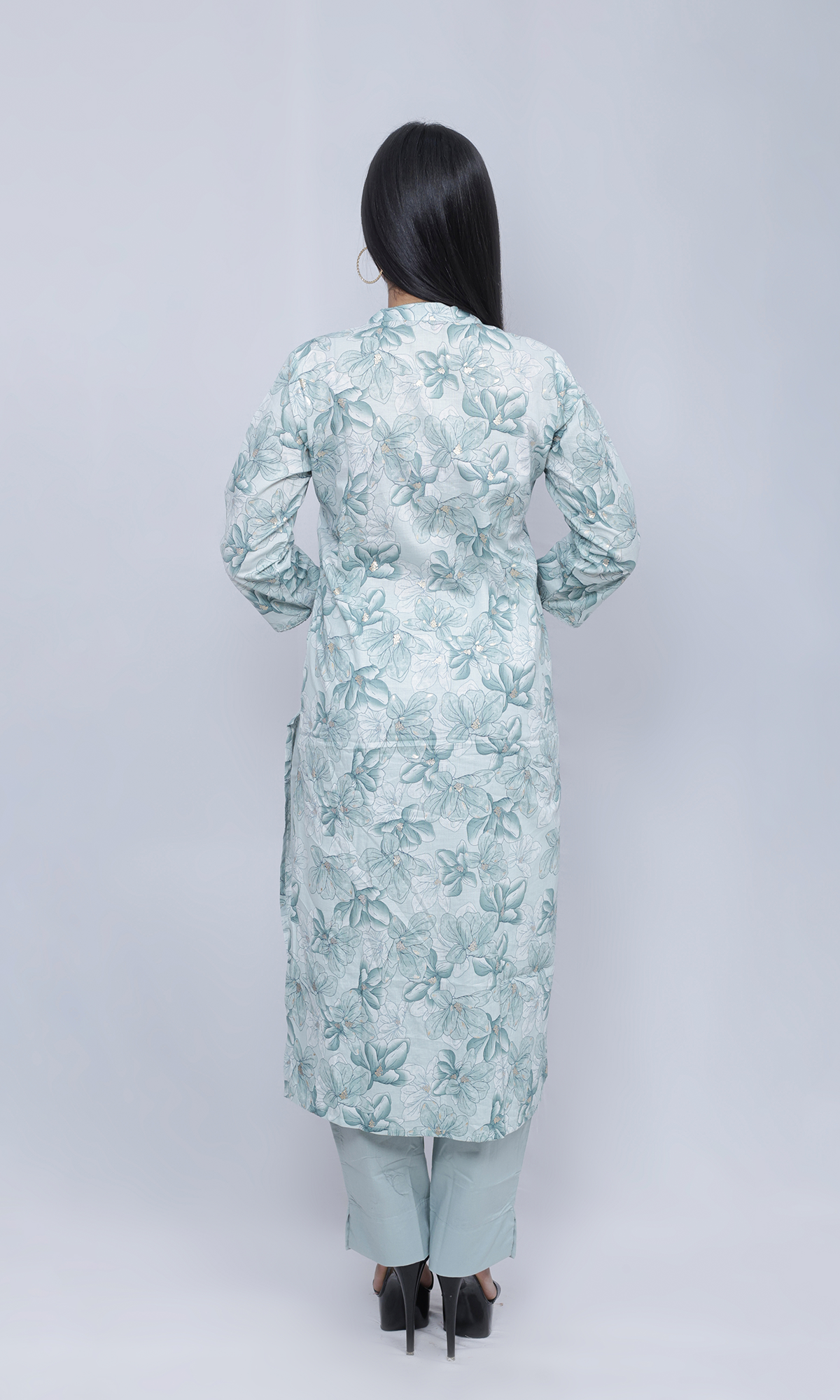 Floral Essence Kurti with Pant