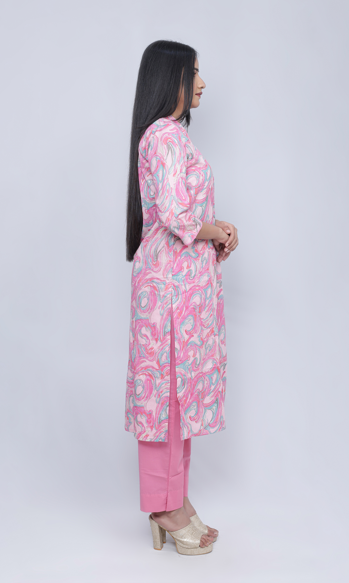 Floral Bliss Cotton Suit