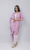 Floral Print salwar Suit with Dupatta