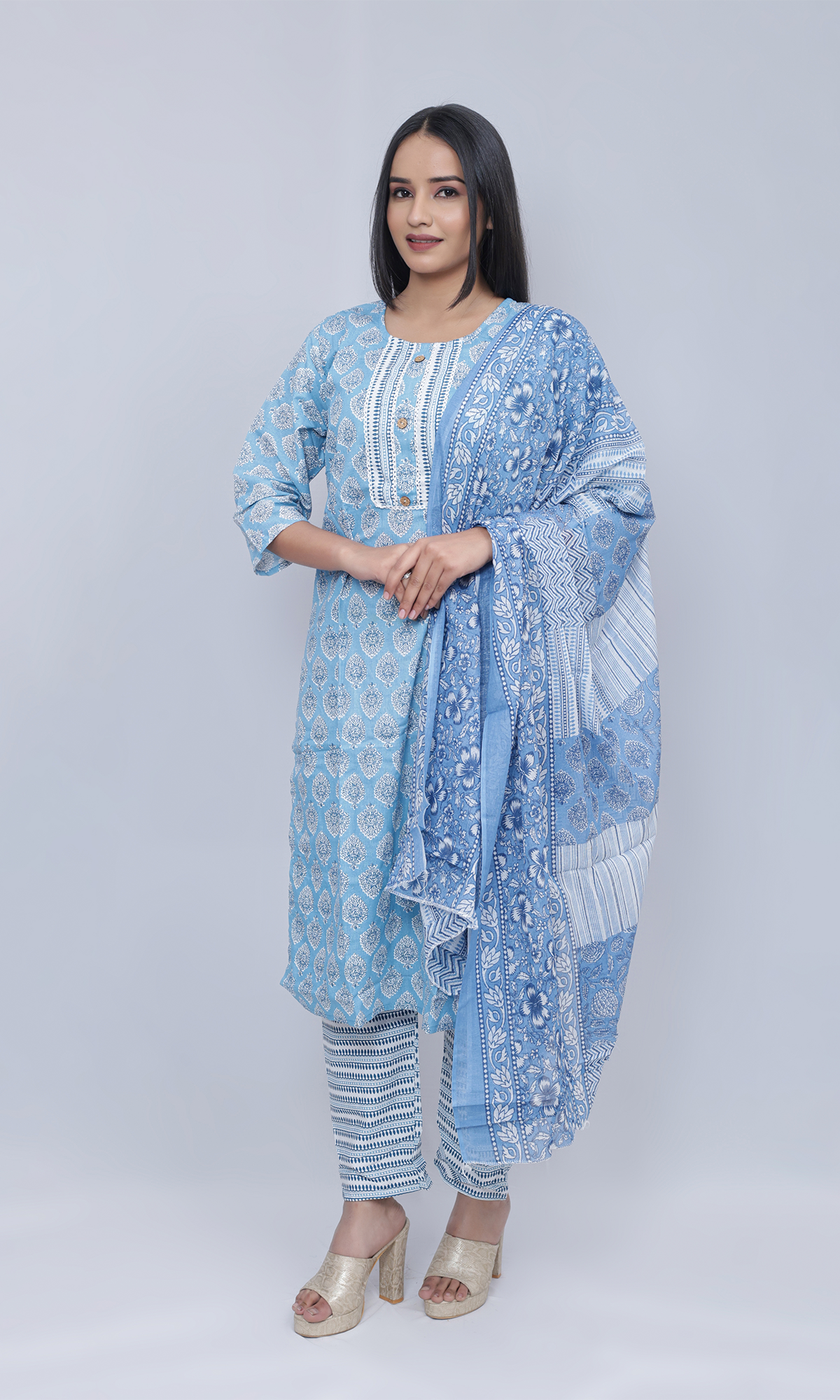 Bloom Beauty Printed Salwar Suit set