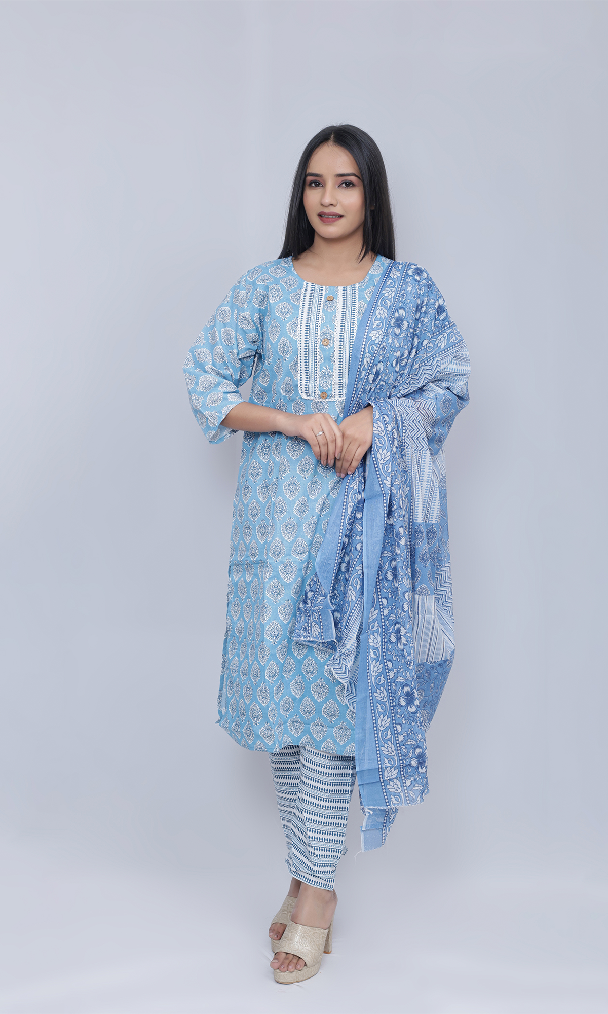 Bloom Beauty Printed Salwar Suit set