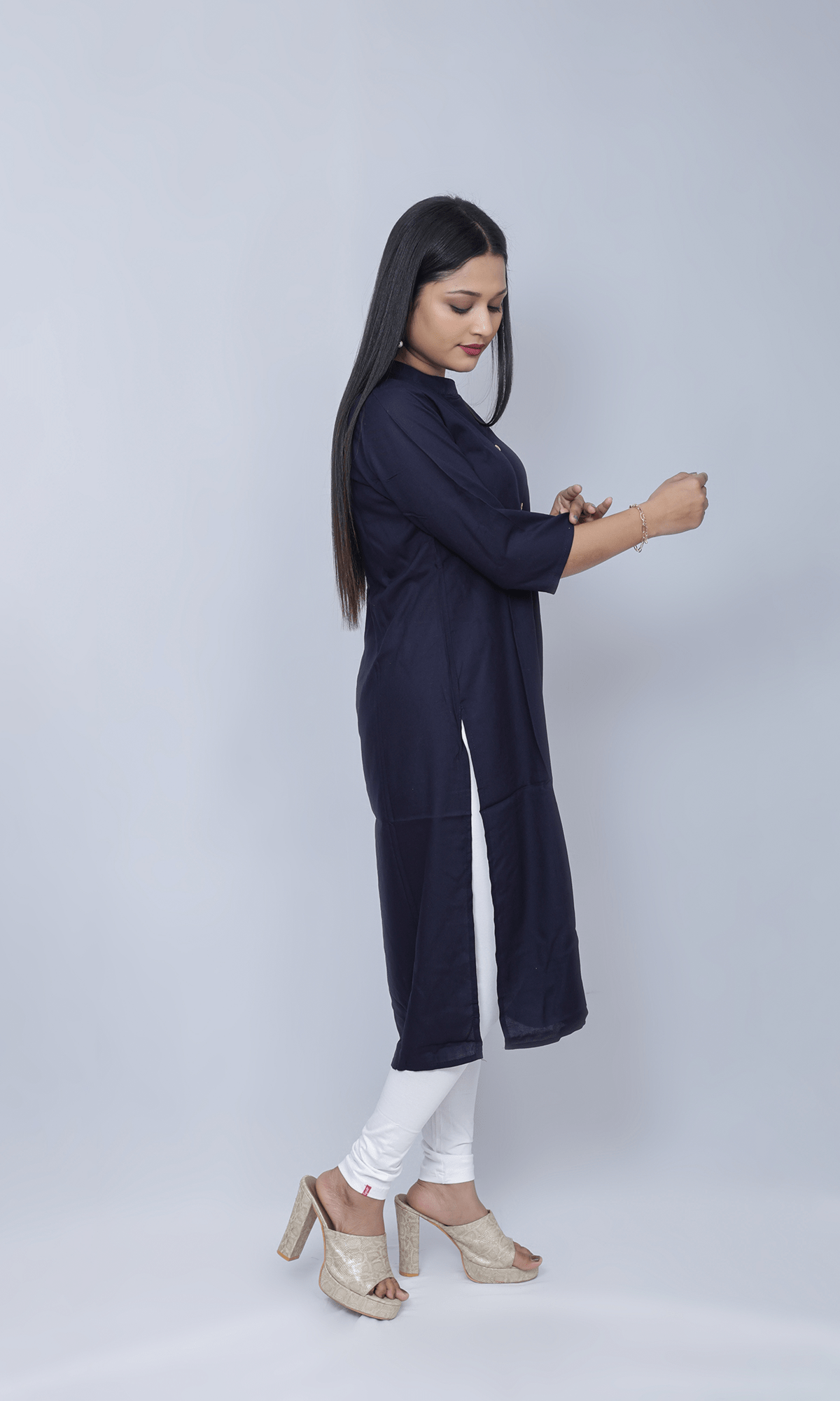 Soft Rayon Plain Kurti