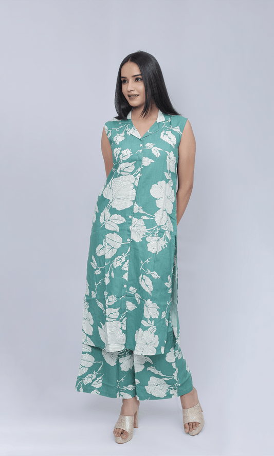 Flower Printed Co-ord Set