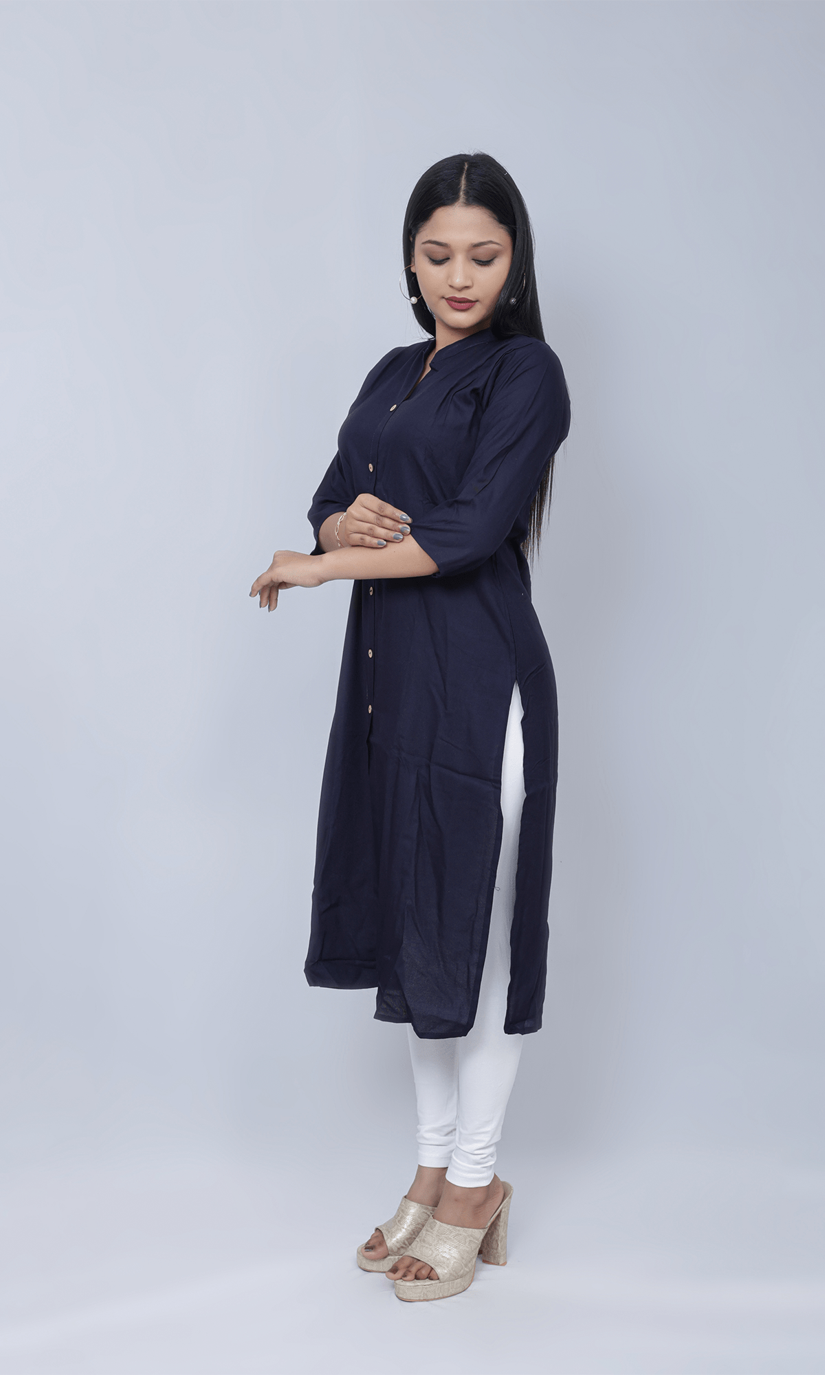 Soft Rayon Plain Kurti