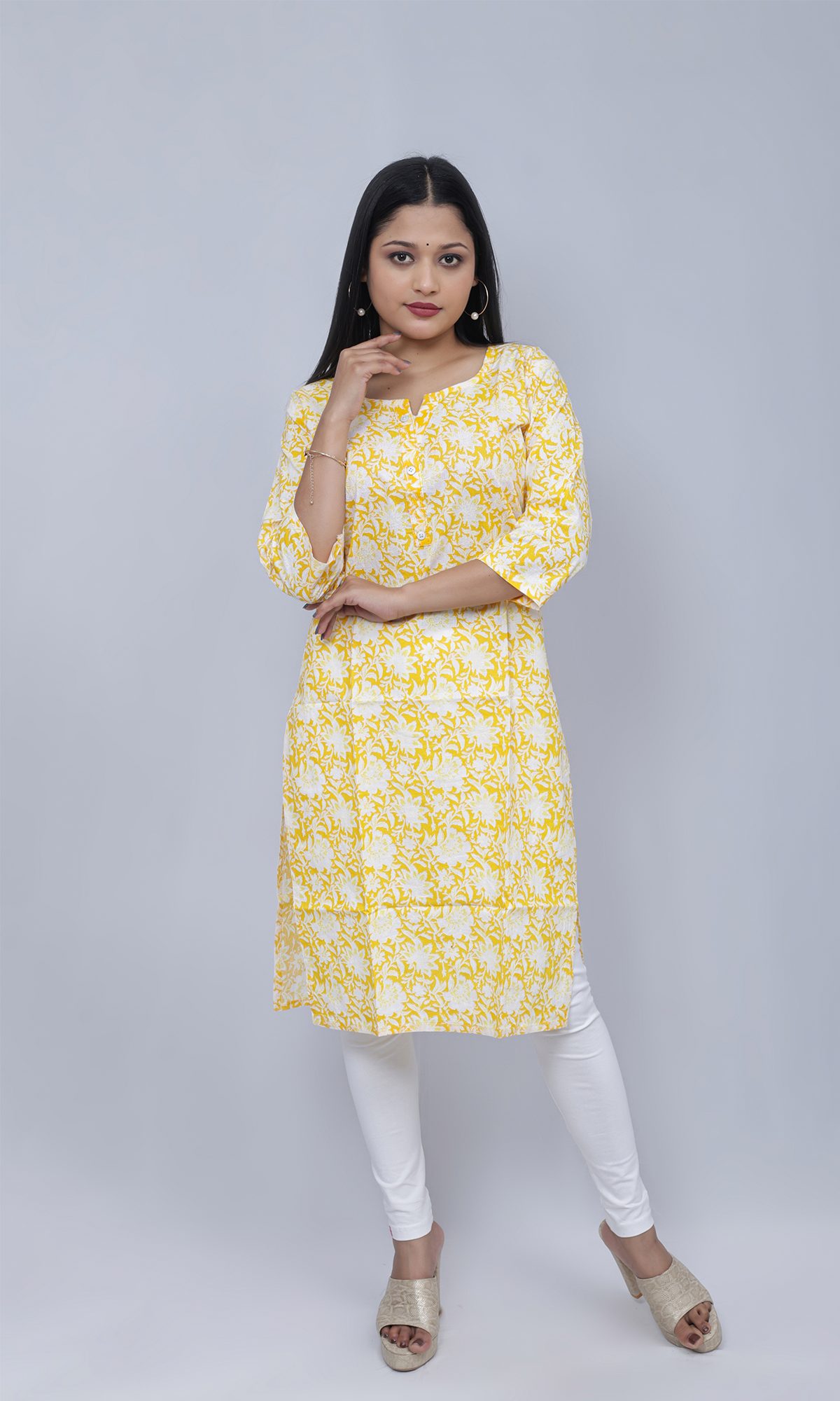 Floral Cotton Suit