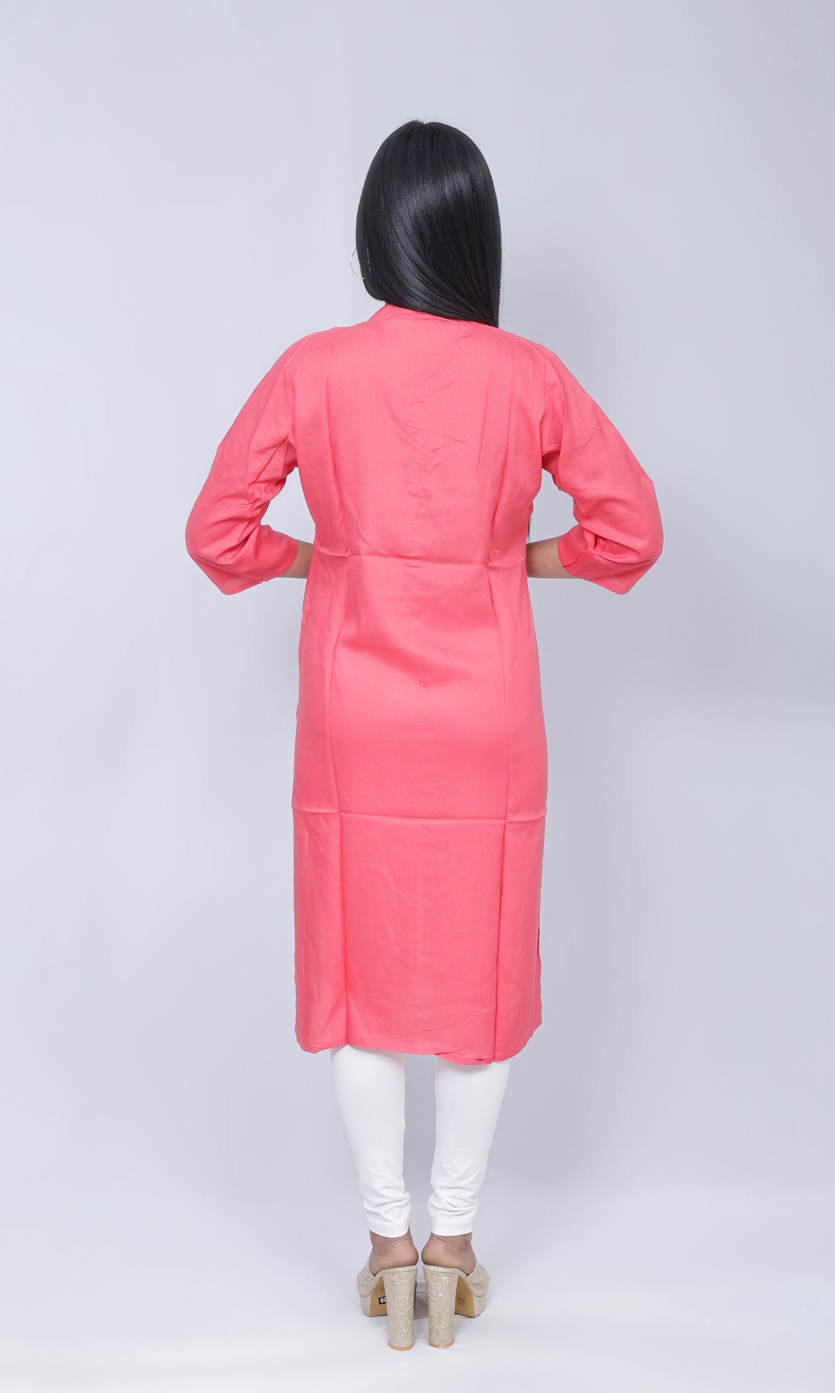 Plain Rayon  Kurti