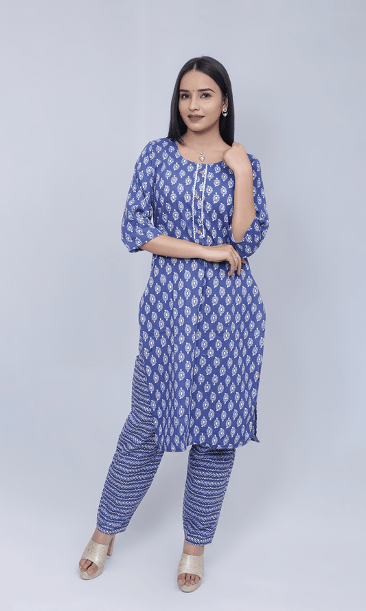 Floral Kurti with Pant