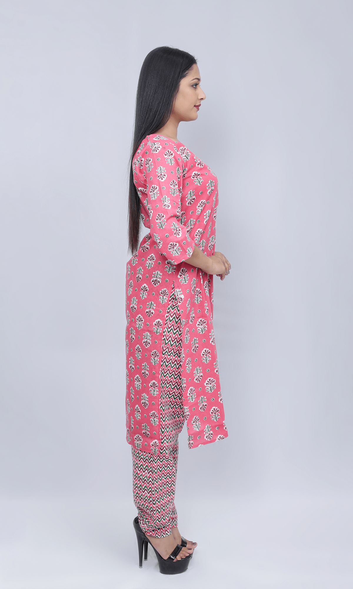 Petal Print Salwar Suit