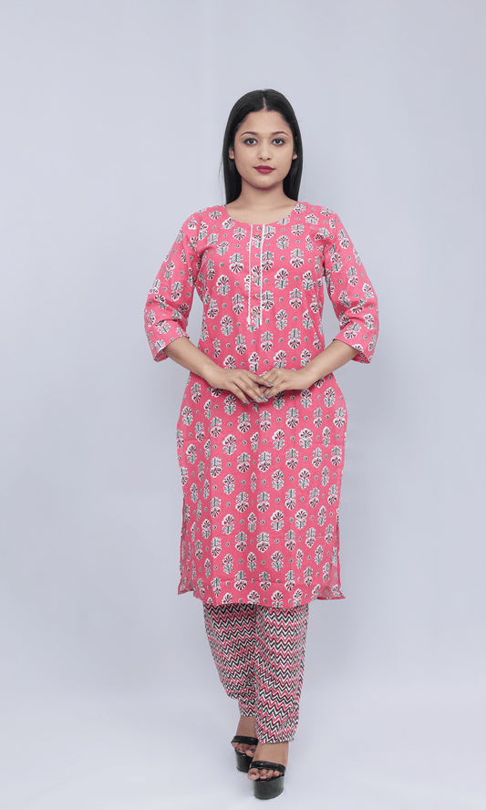 Petal Print Salwar Suit