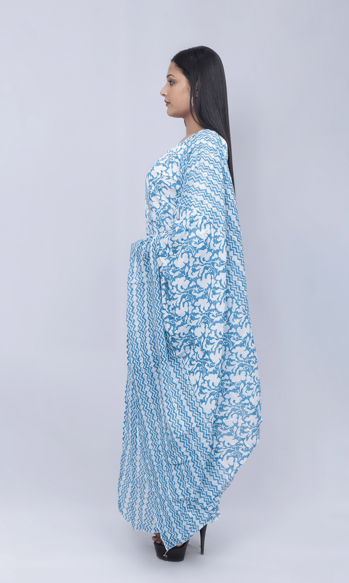 Simple Floral Print Suit