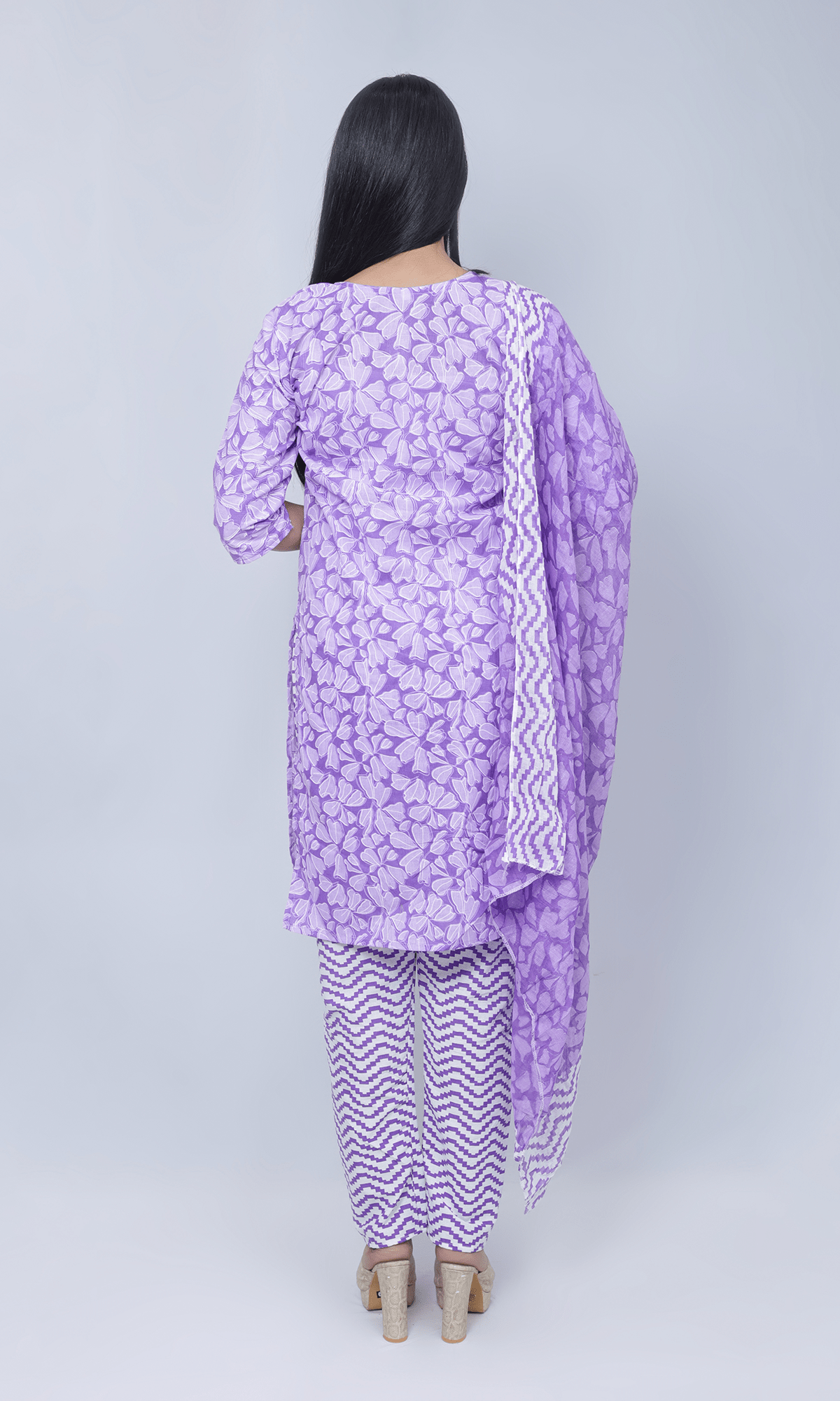 Elegant Print Salwar  Suit Set